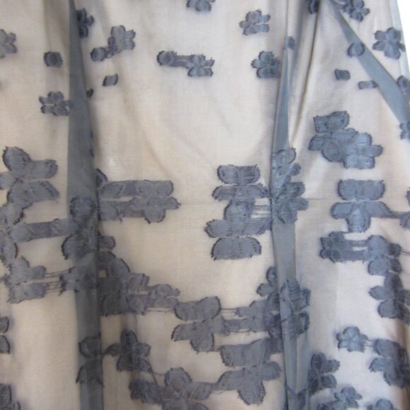 Leon Max Limited Edition Dress Black Silk Overlay Floral Size 8 - Picture 3 of 15